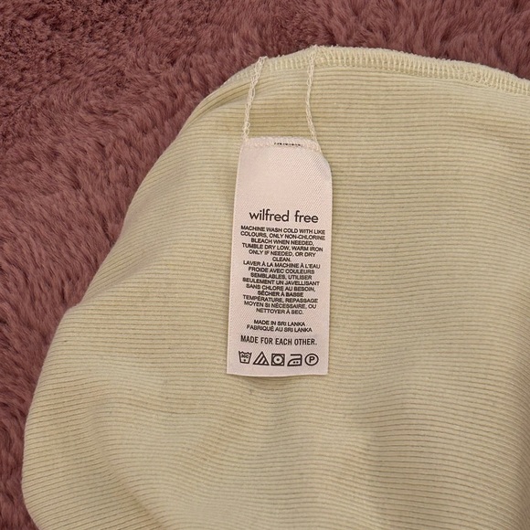 Wilfred Pale Yellow Sleeveless Maxi Dress - Picture 5 of 6